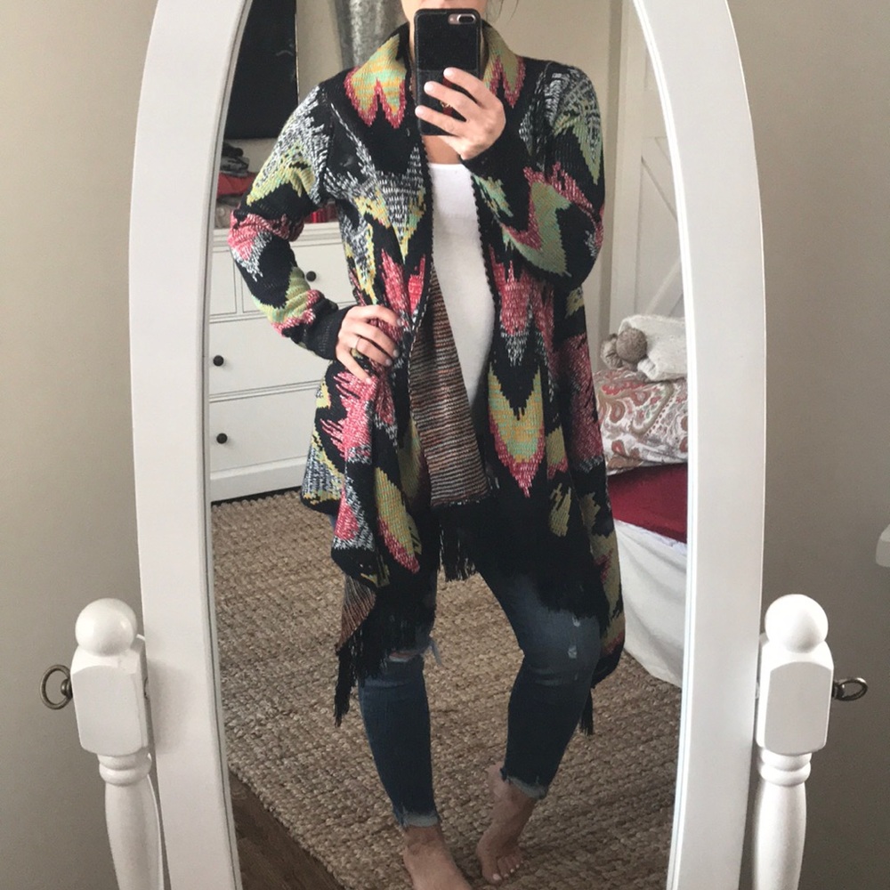 Hot & Delicious Fringe Cardigan